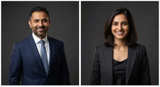 Portraits & Headshots shoot in Gurgaon photo studio
