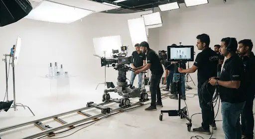Ad films & TVCs at a video shoot studio in Gurugram